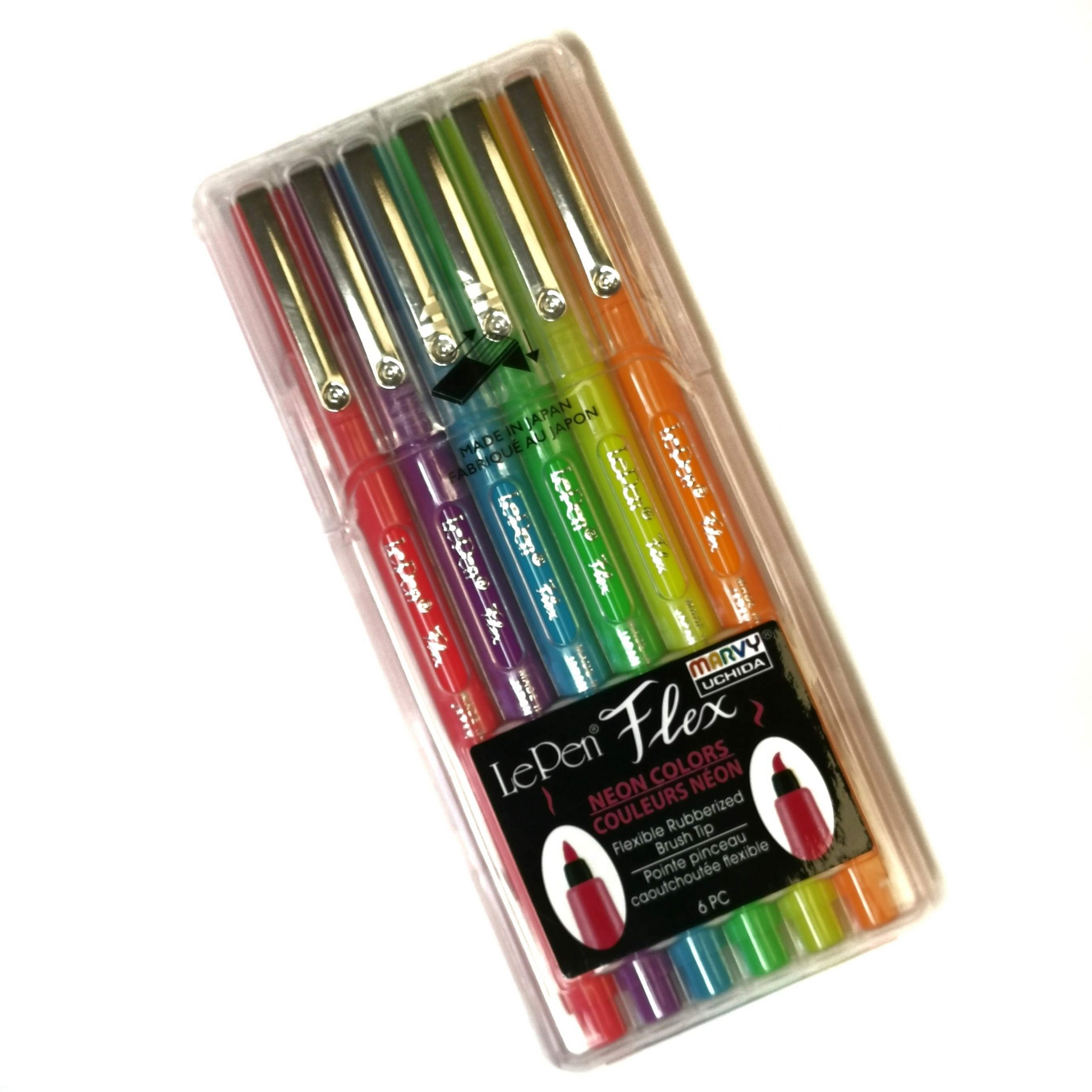 Marvy Le Pen Set of 6- Neon Colors (4300-6F)